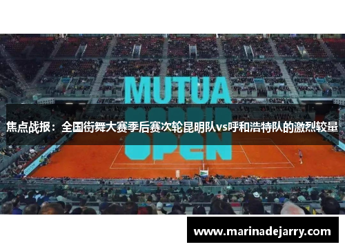 焦点战报：全国街舞大赛季后赛次轮昆明队vs呼和浩特队的激烈较量